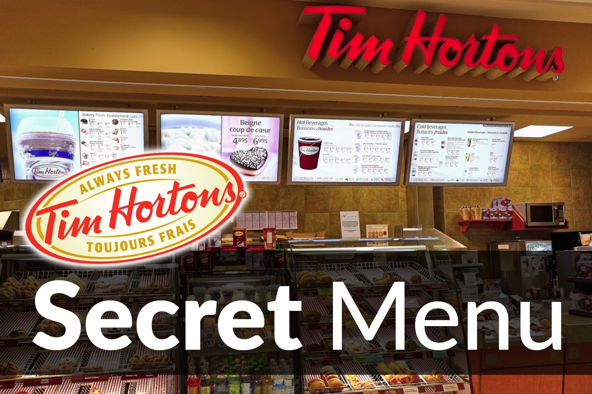 Tim Hortons Secret Menu Items Dec 2023