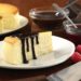 Classic Cheesecake with Chocolate Sauce