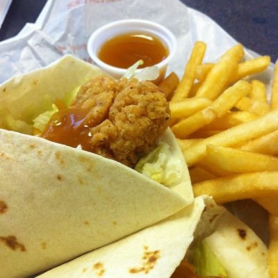 Crispy Chicken Snack Wrap (No Sauce)