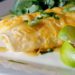 Green Chile Chicken Enchilada