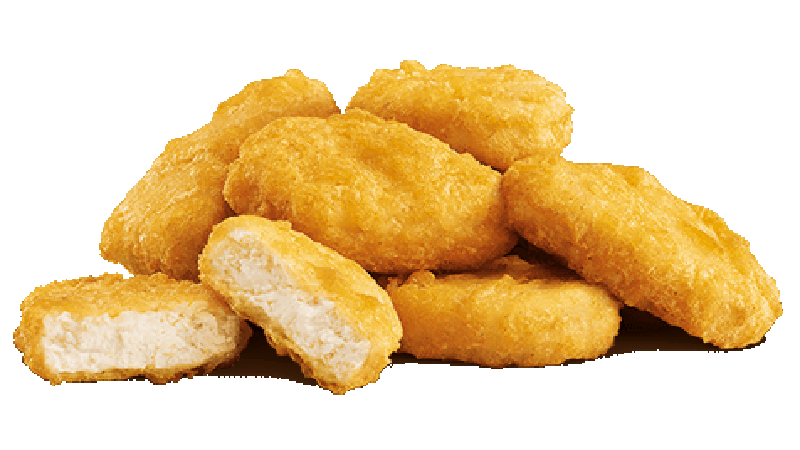 just bare chicken nuggets calories 6 piece