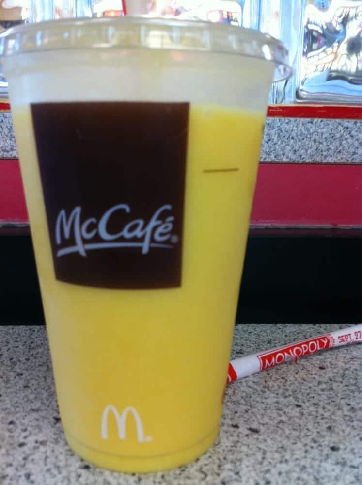 Mango Pineapple Smoothie (Medium) from McDonald’s | SecretMenus