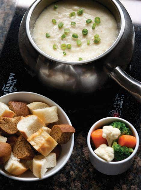 Traditional Swiss Cheese Fondue from The Melting Pot | Nurtrition & Price