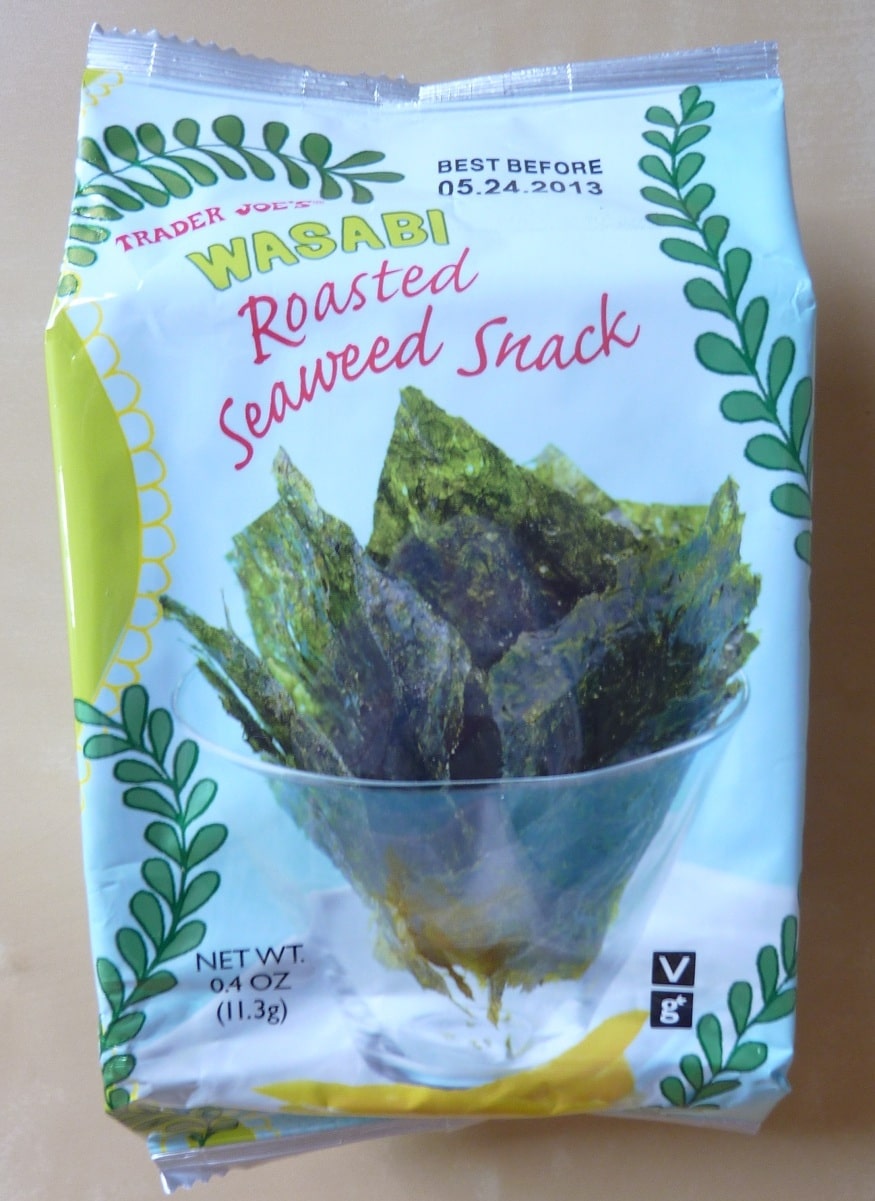 Wasabi Roasted Seaweed Snack from Trader Joe's | Nurtrition & Price